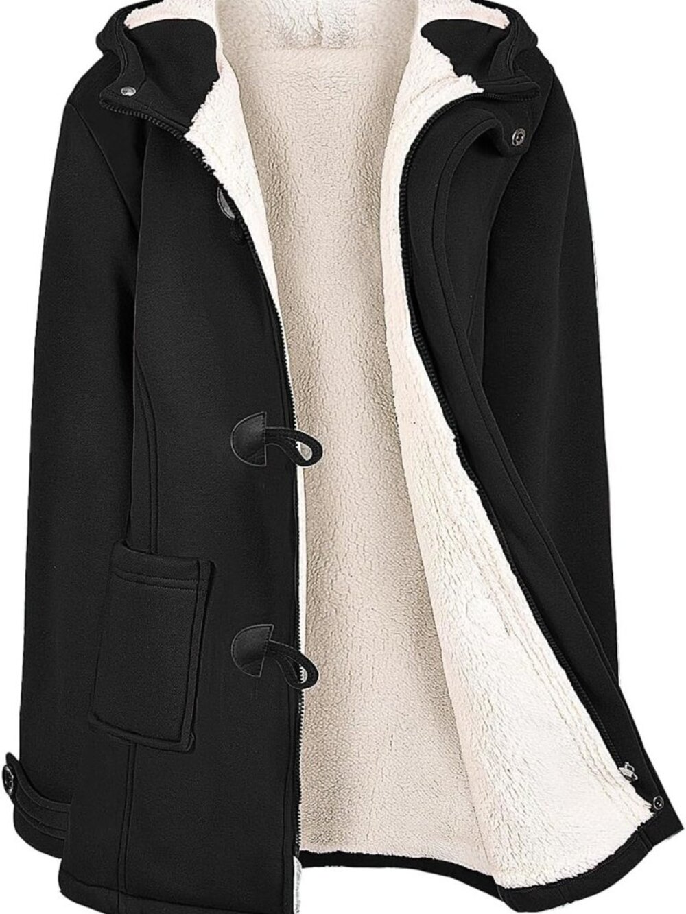 Cozy Fleece Lined Sherpa Jacket | Warm Winter Coat for Women | Stylish Outerwear